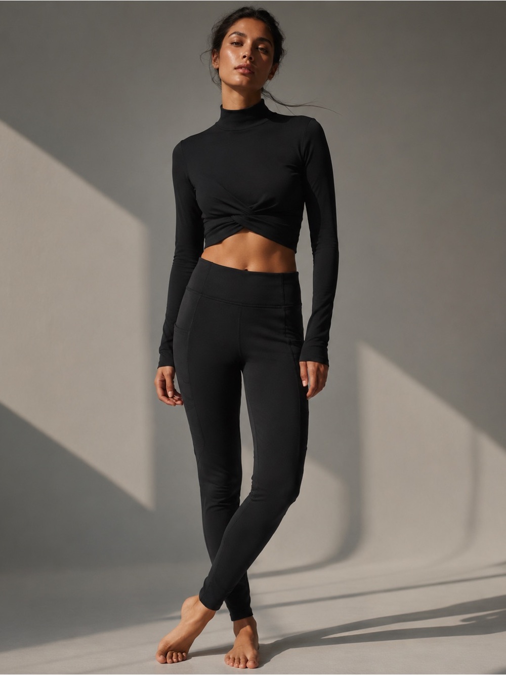 Athleta Black High-Waist Leggings - Sleek Everyday Activewear